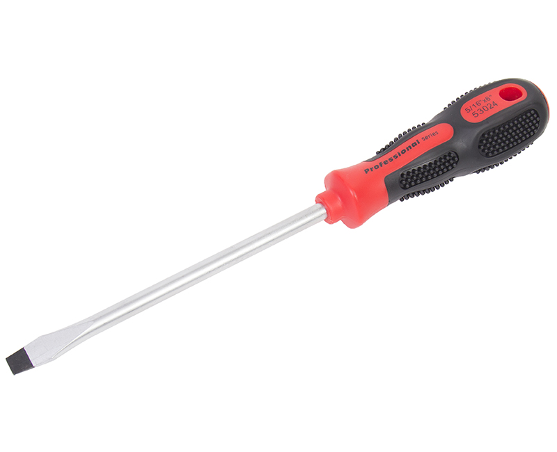 5/16" X 6" Slotted Screwdriver - Ergo Grip