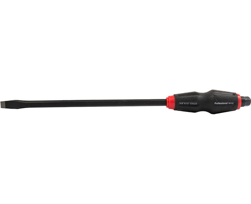 3/8" X 10" Heavy Hex Shaft Slotted Screwdriver