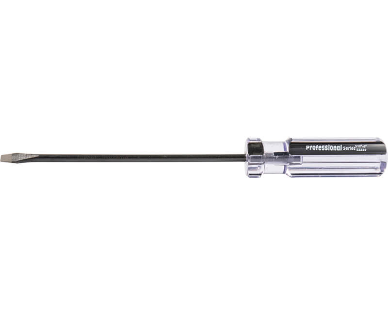 3/16" X 6" Cabinet Slotted Screwdriver