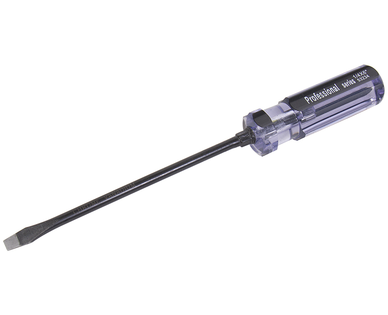 1/4" X 6" Mechanics Slotted Screwdriver