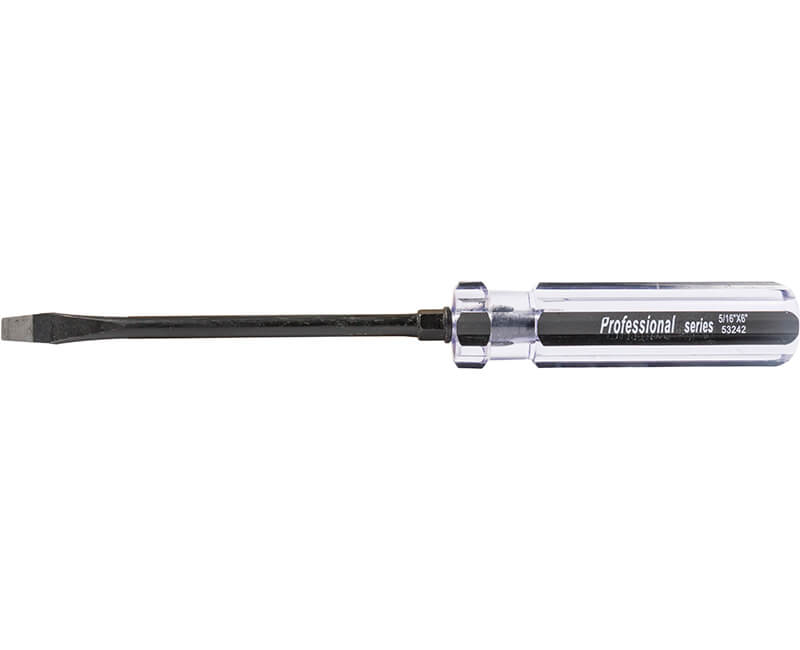 5/16" X 6" Mechanics Slotted Screwdriver