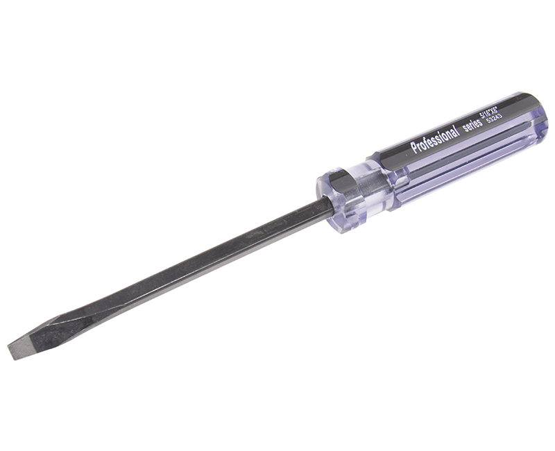 5/16" X 6" Mechanics Square Shaft Slotted Screwdriver