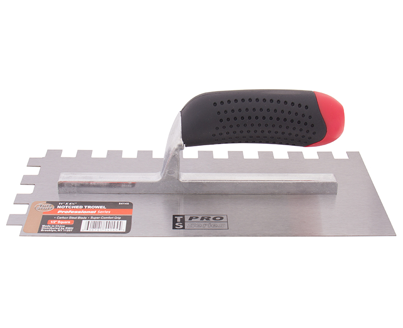 11" X 4-1/2" Trowel - 1/2" Square Notch