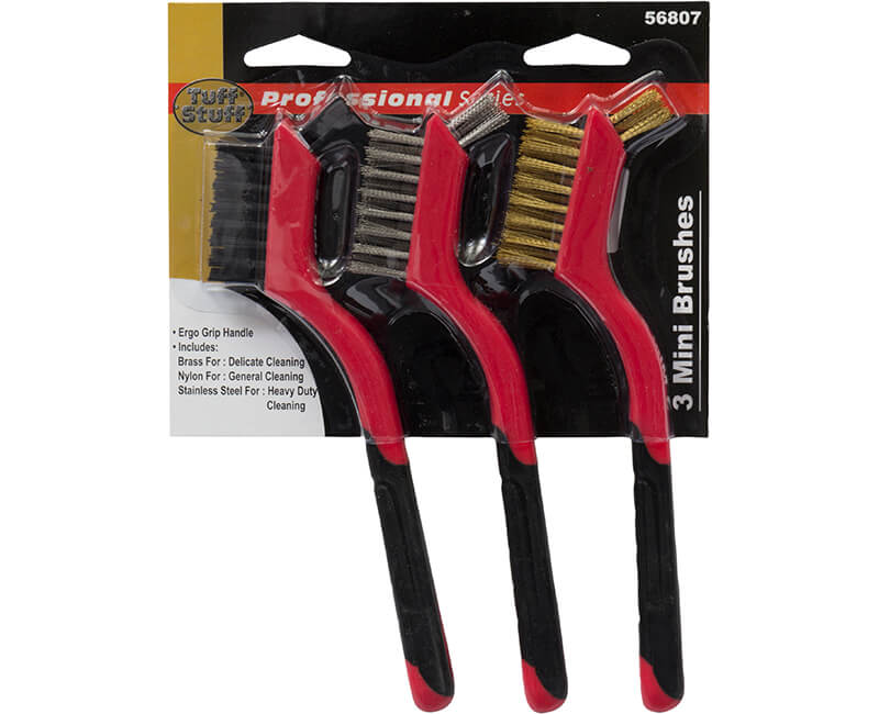 3 PC. Mini Wire Brush Set