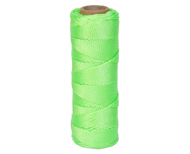 #18 X 275' Twisted Nylon Mason Line - Neon Green