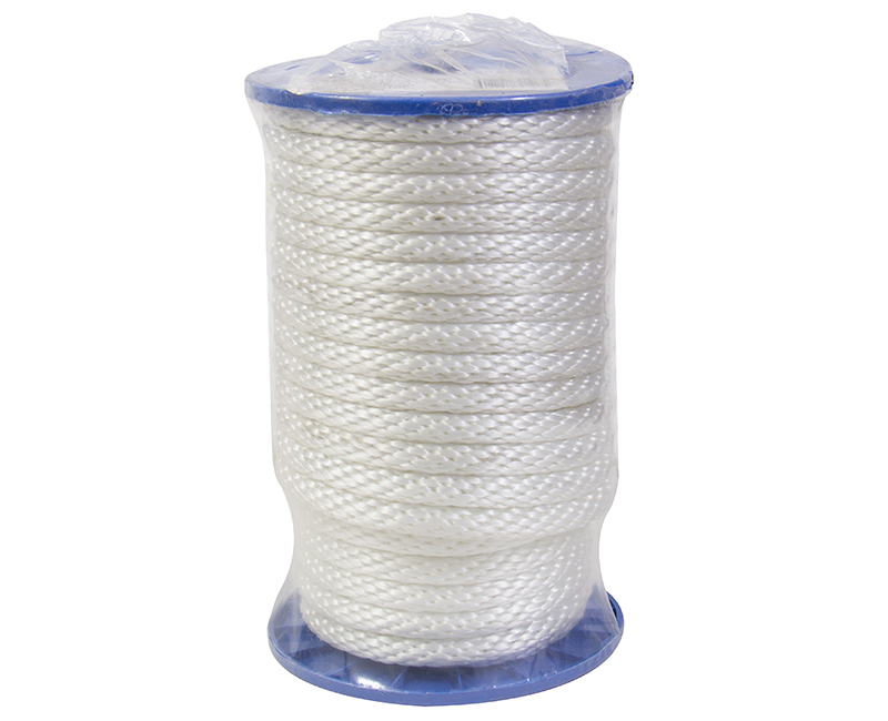 #16 X 80' Solid Braided Nylon Rope On Reel