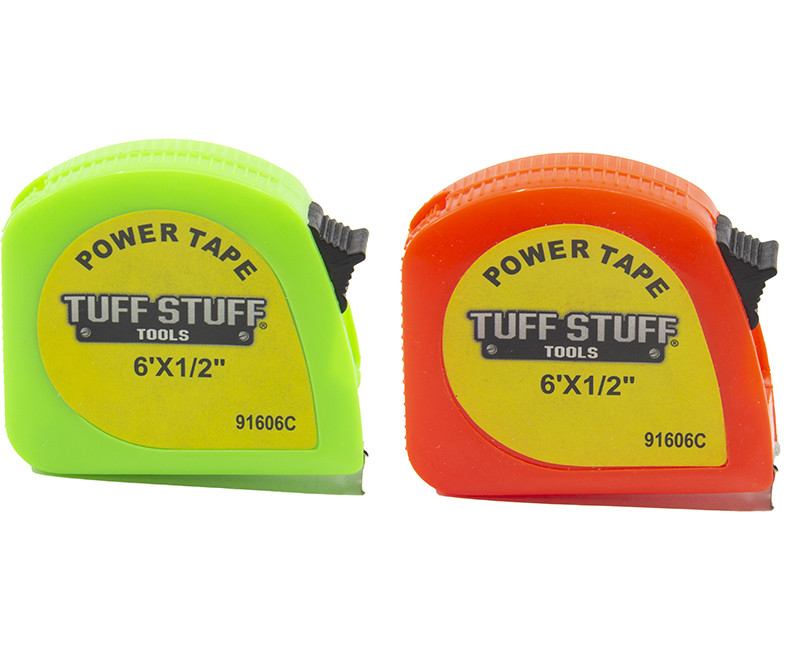 1/2" X 6' Neon Color Power Tape Measure