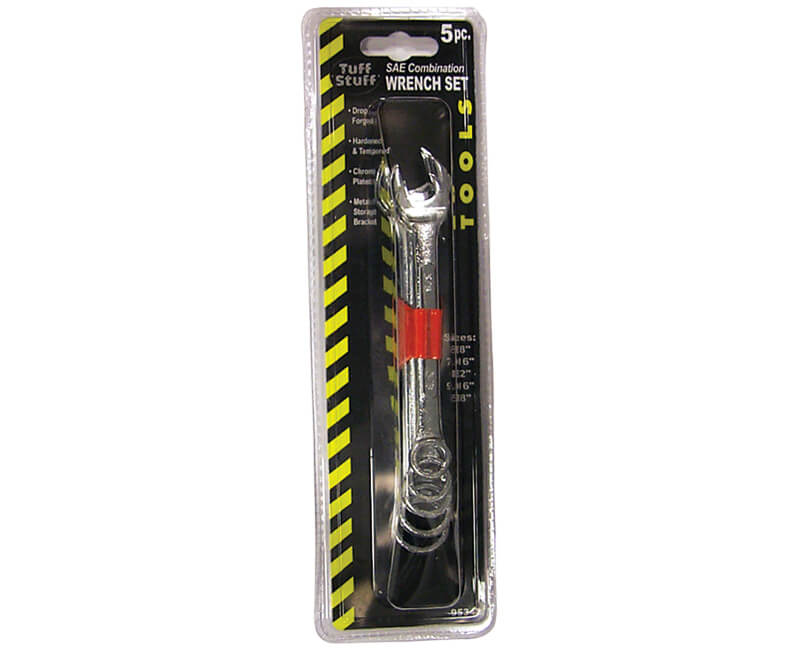 5 PC. Combination Wrench Set - INCH