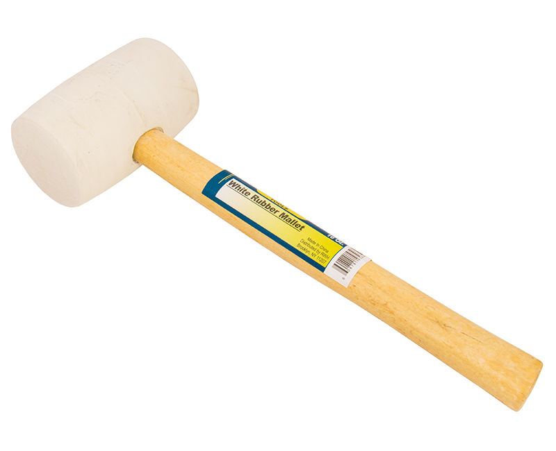 16 OZ. White Rubber Mallet