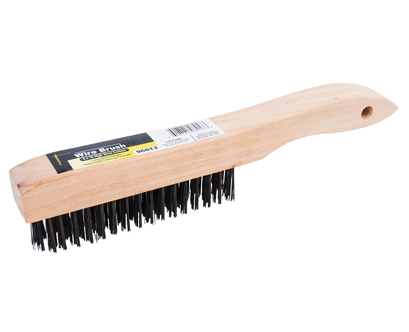 4 X 16 Shoe Wire Brush With Wood Handle