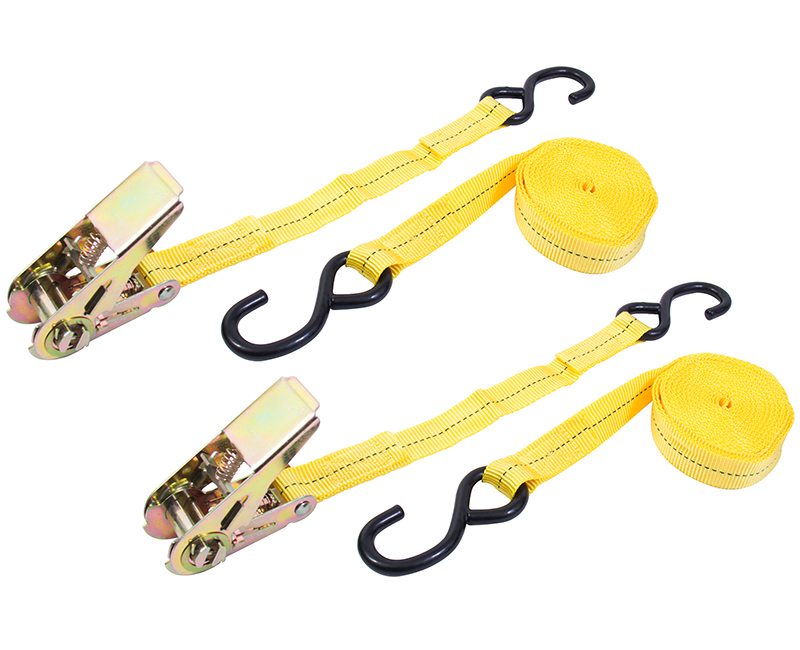 2 PC. Ratcheting Tie Down Set