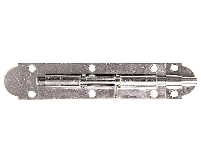 6" Barrel Bolt - Chrome Plated