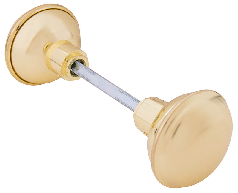 Door Knobs - Brass Plated