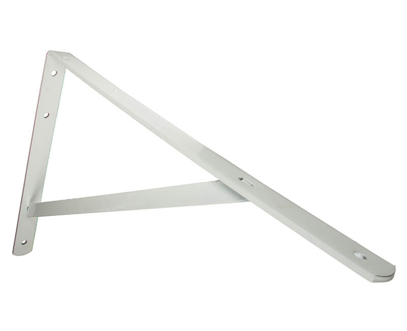 20" X 13" Extra Heavy Duty White Shelf Brackets