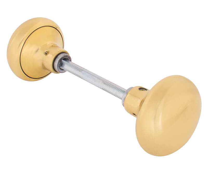 Solid Brass Door Knobs With Double Screw Set