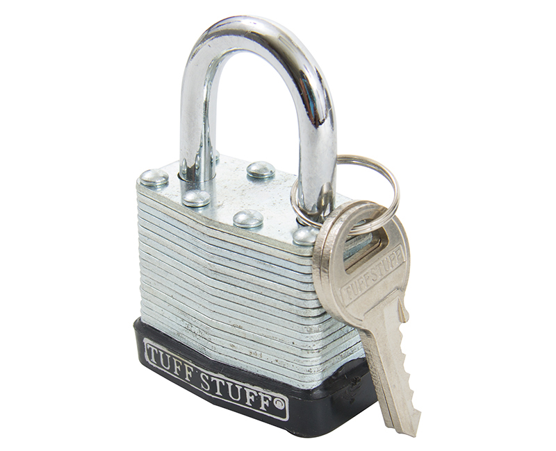 1-1/4" Laminated Padlock - KA#1332 M2 Keyway Boxed