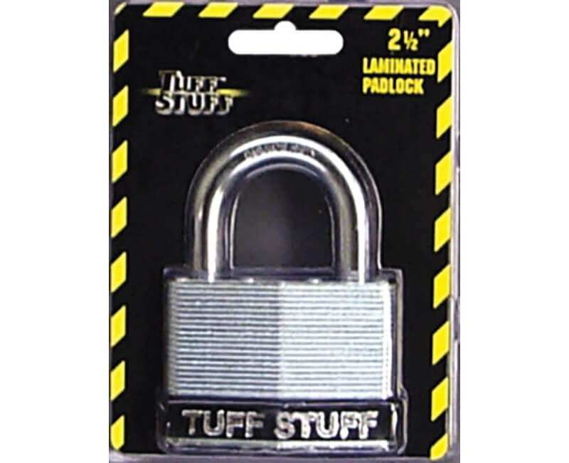 2-1/2" Laminated Padlock - KD Carded