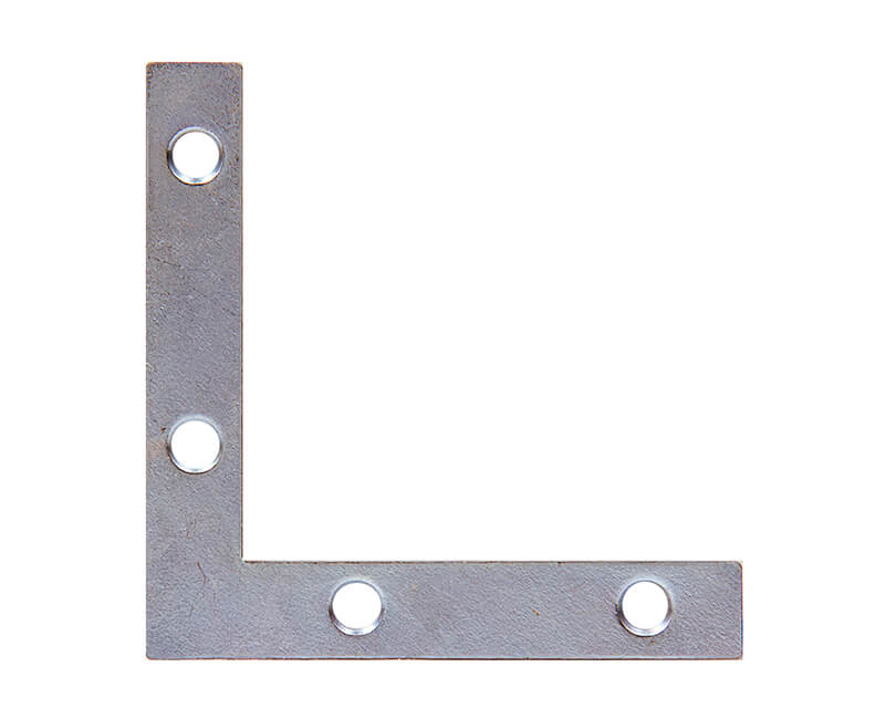 3" Flat Corner Iron With Screws - 4 Per Card