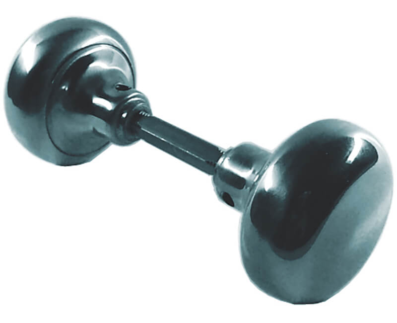 Solid Brass Door Knobs With Double Screw Set -26D Finish
