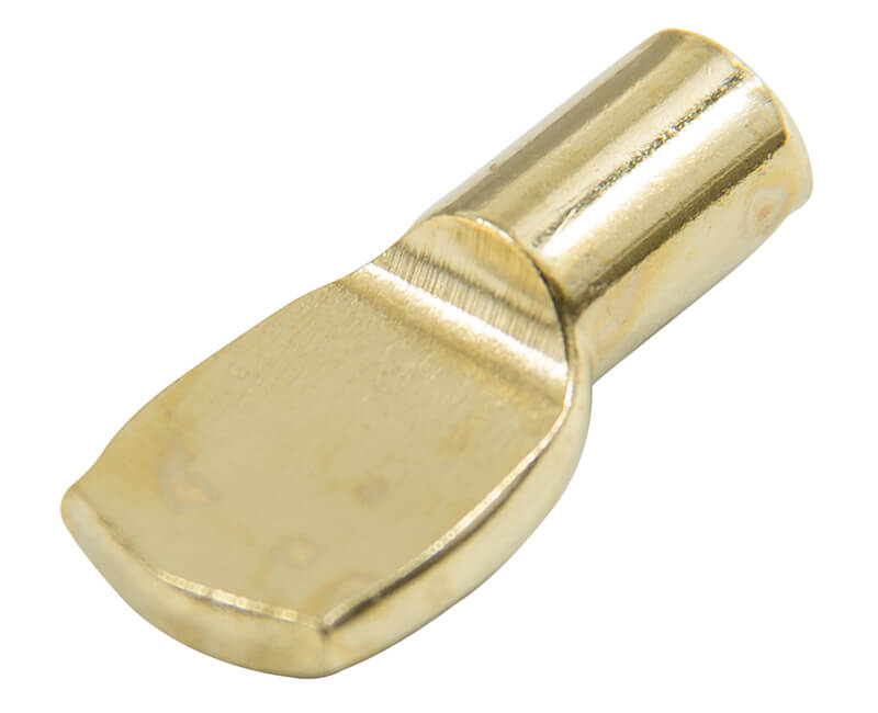 1/4" Shelf Rest - Brass Plated