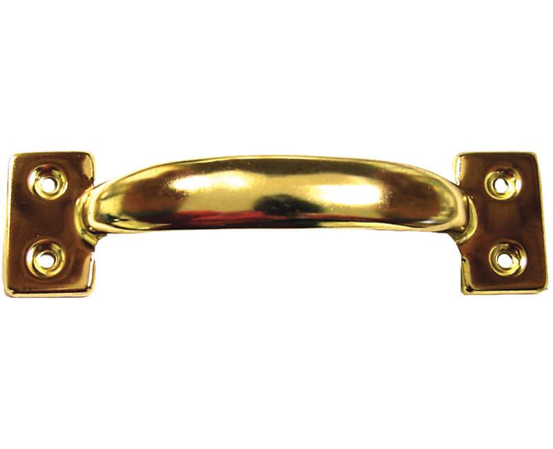 5-3/4" Garage Door Pull - Brass Plated