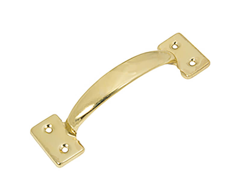 6-1/2" Garage Door Pull - Brass Plated