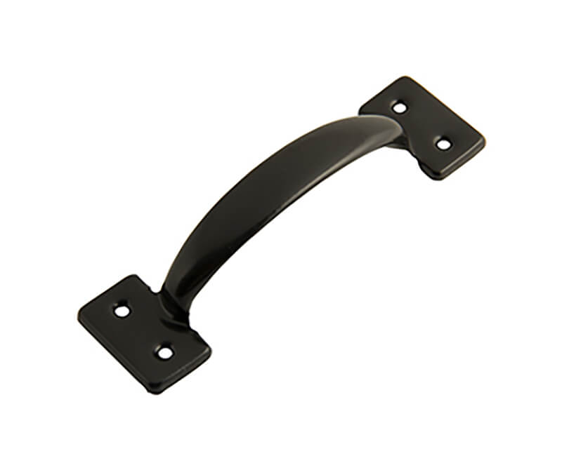 6-1/2" Garage Door Pull - Black Finish