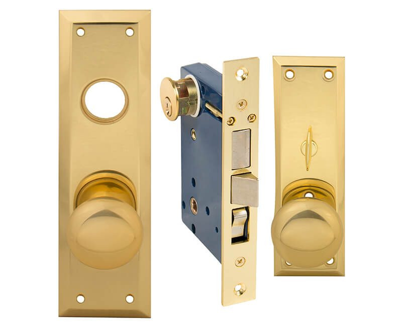 Entrance Mortise Lockset - Left Hand US3