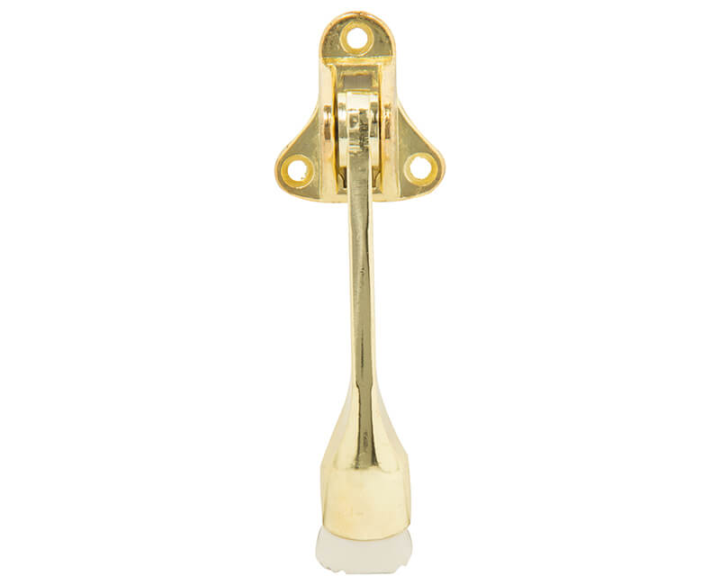 4" Flipdown Door Holder - Brass Plated