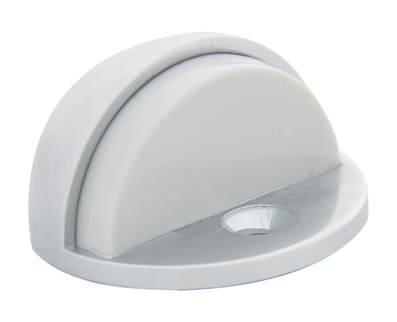 1" Low Dome Stop - Dull Chrome Carded