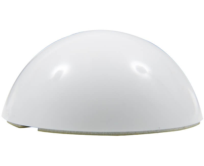 2-1/2" Stick-On Dome Door Bumper - White