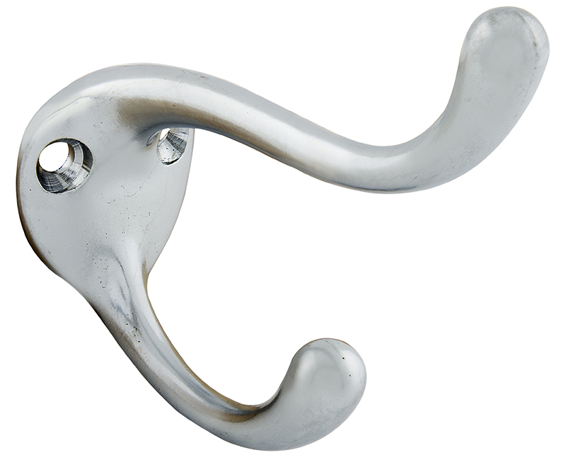 Heavy Duty Coat and Hat Hook - Chrome Plated Bulk