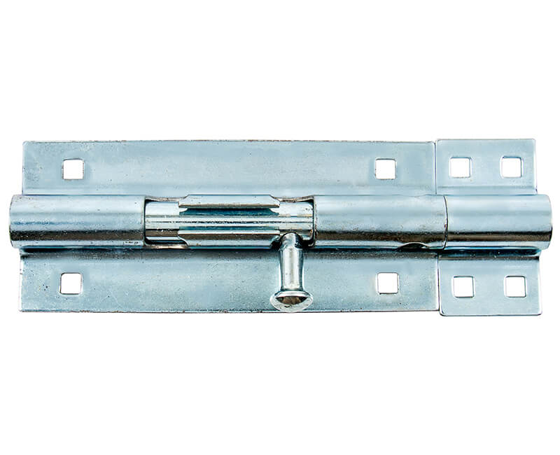 8" Padlockable Barrel Bolt - Zinc Plated