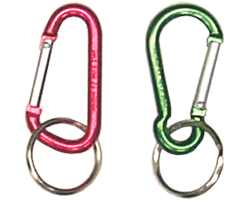 Climber Clip With 7/8" Key Ring - Assorted Colors