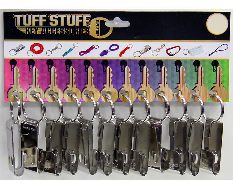 Key Safe Style Key Support Clip With 1-1/8" Key Ring