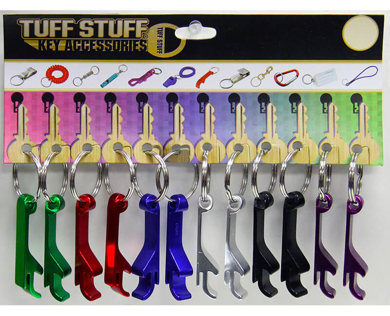 Bottle Opener on Keychain - Assorted Colors