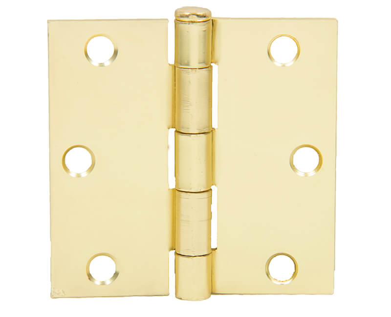 3" X 3" Butt Hinge - Brass Plated