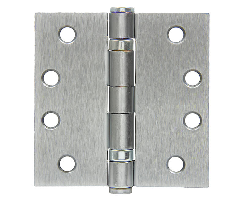 Ball Bearing Full Mortise Template Hinge - Dull Chrome