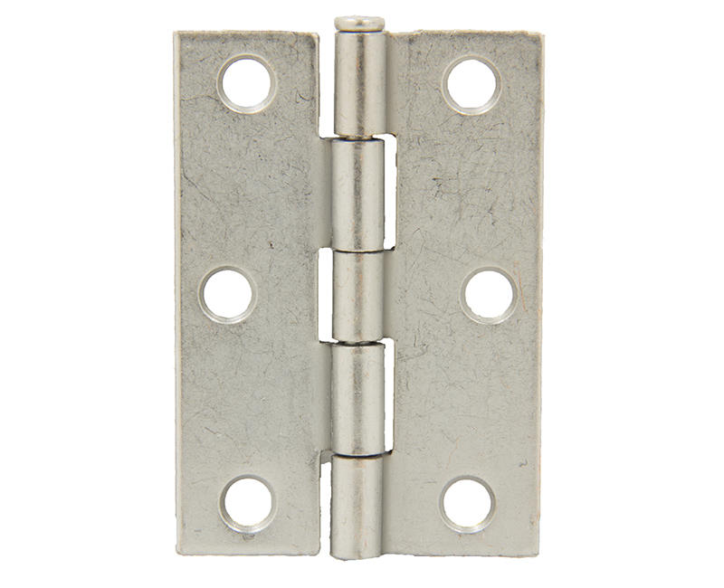 2-1/2" Utility Hinge With Screws - Dull Chrome