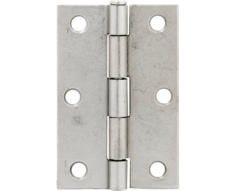 3" Utility Hinge With Screws - Dull Chrome