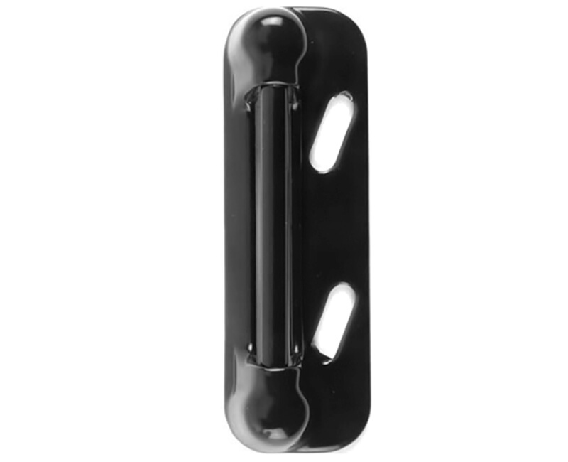 Replacement Strike Plate With Screws - Black Finish