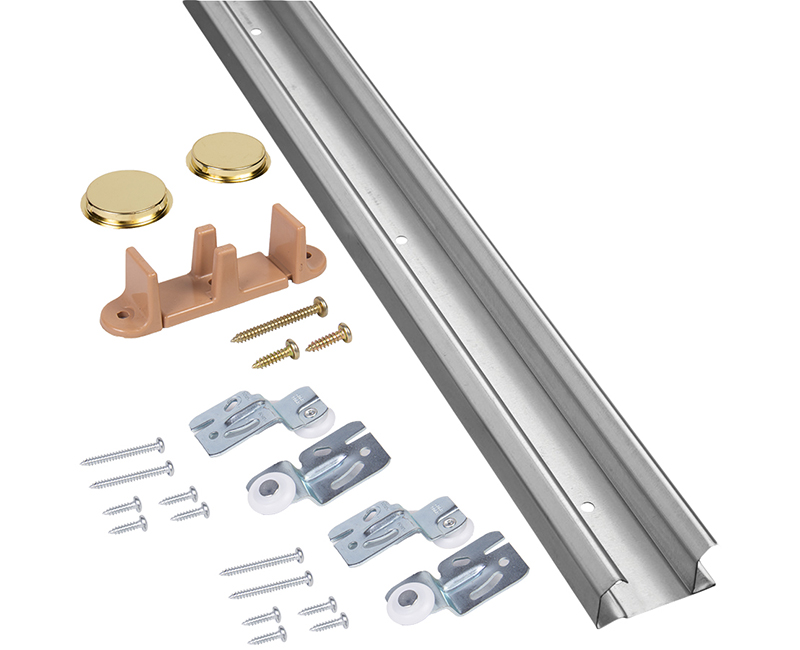 6' Sliding Door Track Kit - Up to 60lbs.