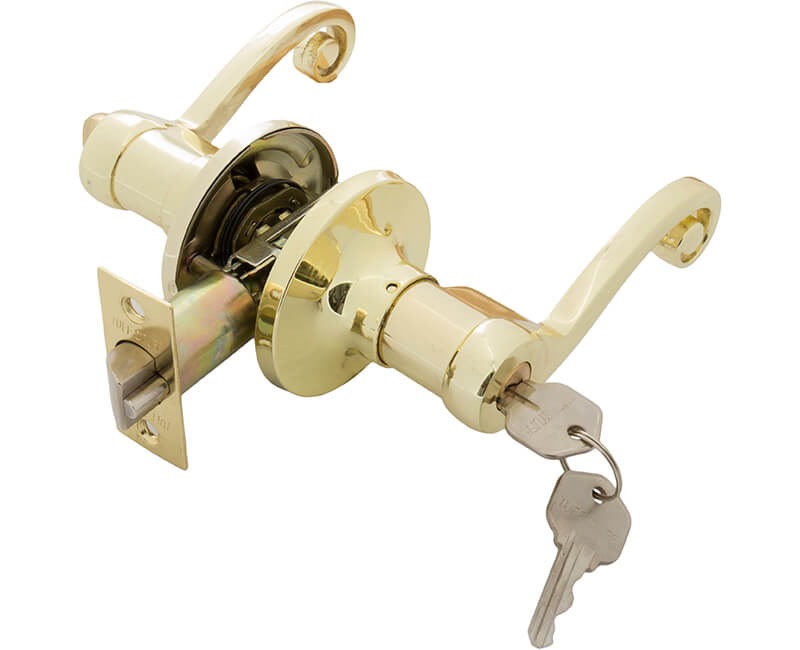 Lever/Lever Handle Passage Lockset - US3 Right Hand