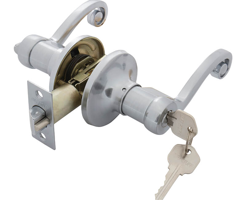 Lever/Lever Handle Passage Lockset - 26D Left Hand