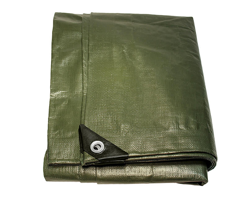 30' X 40' Silver/Green Heavy Duty Tarp