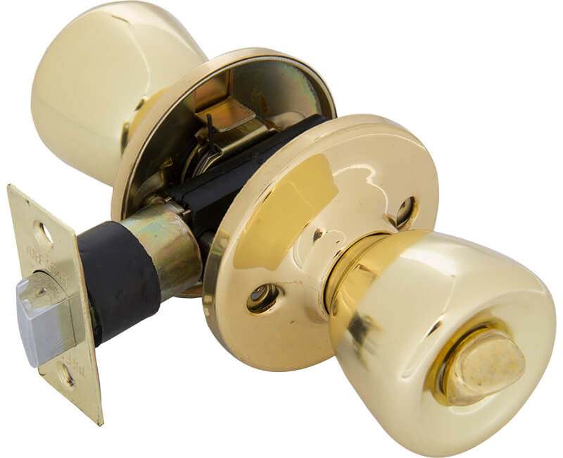 Tulip Knob Privacy Lockset - US3 Carded