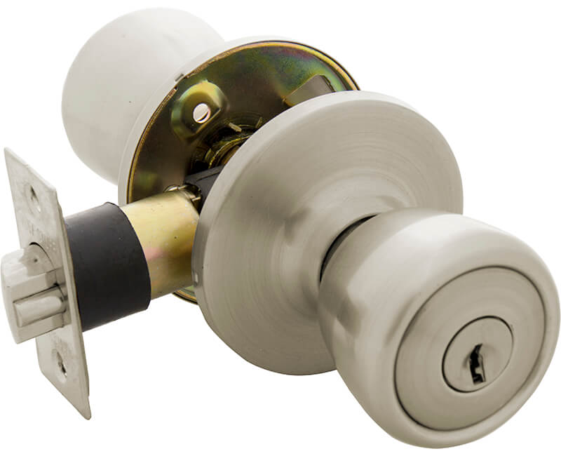 Tulip Knob Entry Lockset - 26D Carded