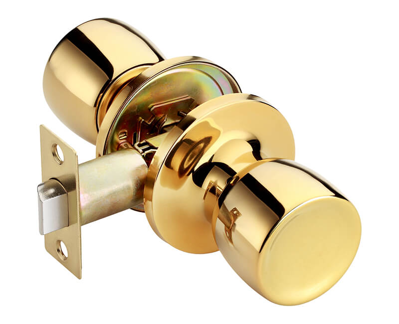 Builder's Grade Tulip Style Lockset Passage Adj. Backset Carded - US3