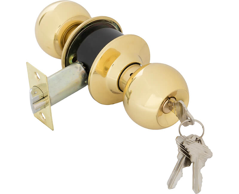 Cylindrical Vestibule Lockset - US3 Carded