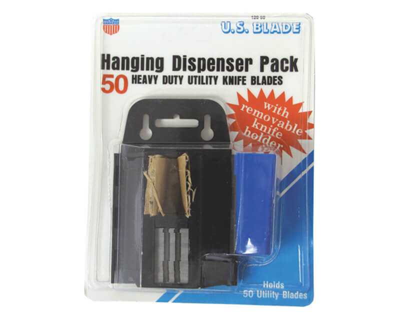 #92 Heavy Duty Blades With Plastic Dispenser - 50 Per Pack
